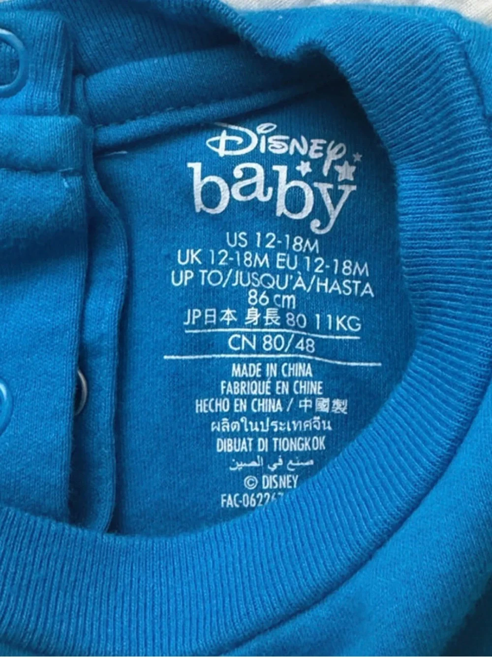 Disney Blue Donald Duck Toddler Costume Bodysuit with Hat